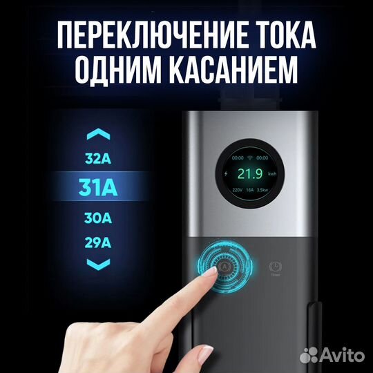 Зарядка для электромобиля 2в1 Run Power PH20 Type2