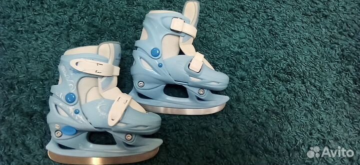 Коньки детские раздвижные nordway 27-30