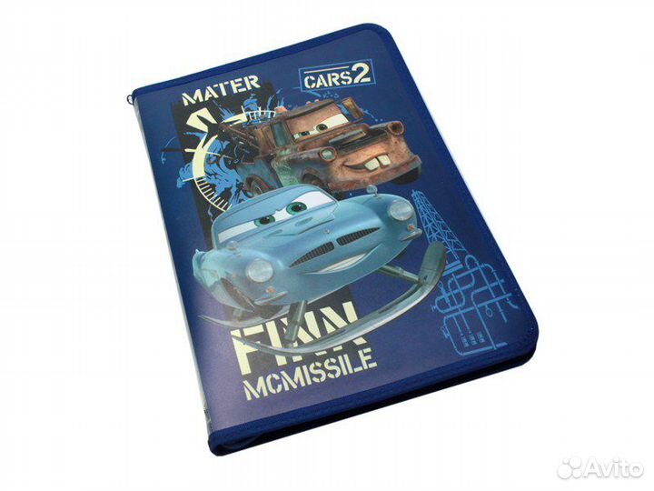 Папка Angry Birds, Cars Disney кнопка молния
