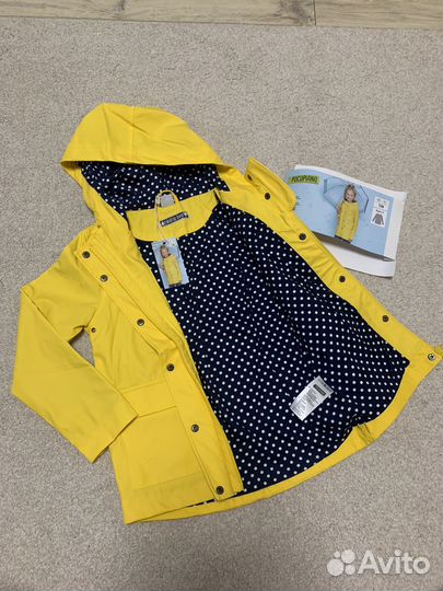 Дождевик для девочки 128