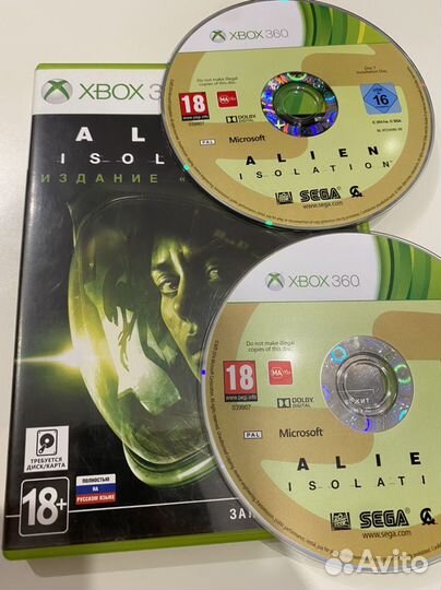 Игры на xbox 360 alien isolation лицензия