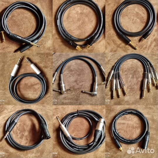 Студийные шнуры коммутация + Hi Fi