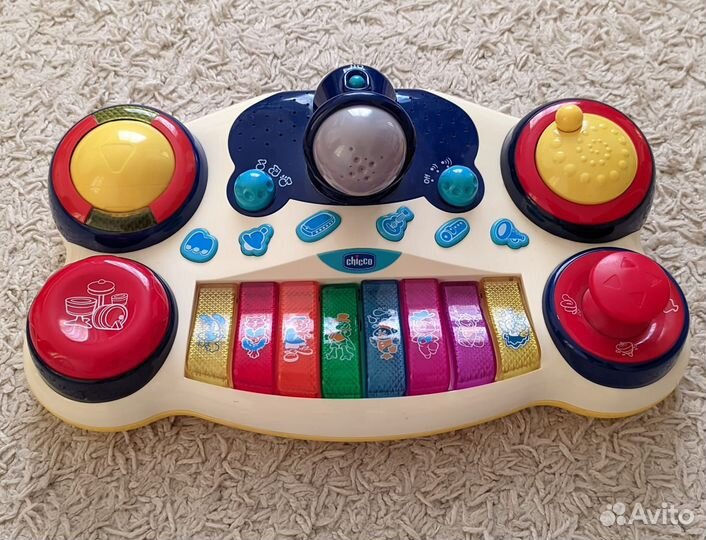 Пианино игрушечное с микрофоном