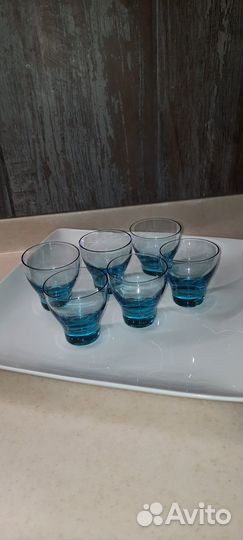 Фужеры цветное стекло СССР