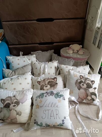 Бортики в детскую кроватку