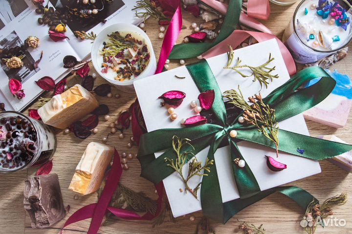 Арома кокосовые свечи и мыло, жемчуг, бирюза и др