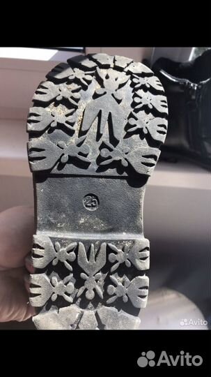 Ботинки демисезонные для девочки 25 размер