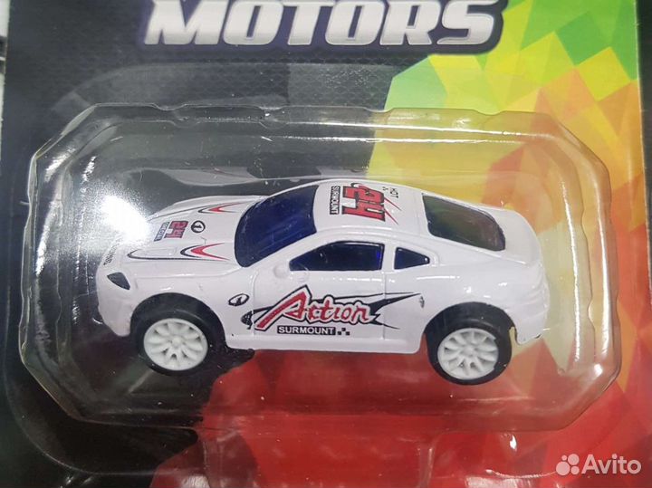 Модель Sport Car 1:60 метал бел/красн
