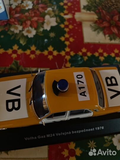 Газ 24 Волга СССР 1976 г 1/43 Полиция