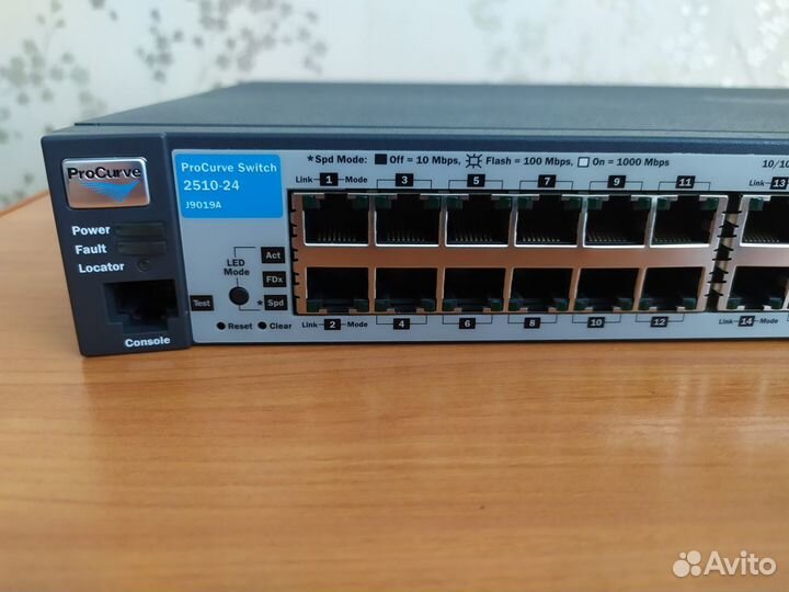 Коммутатор HP ProCurve Switch 2510-24 (managed)