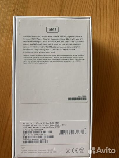 Продам iPhone SE 16 Гб