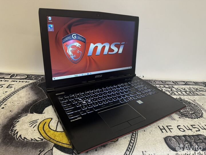 Игровой ноутбук Msi i7/GTX