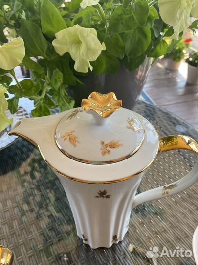 Фарфоровый Чайно- кофейный набор Чехия винтаж