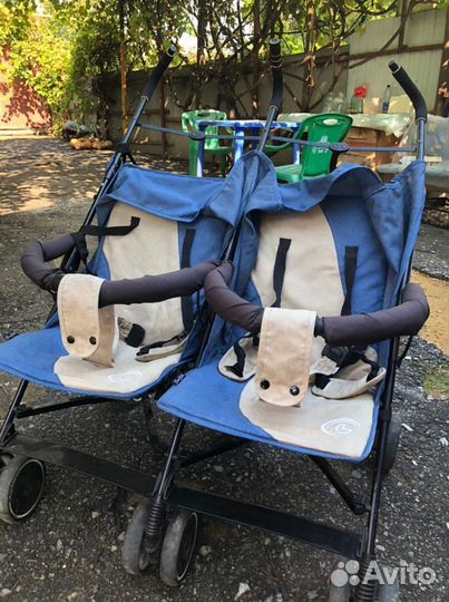 Прогулочная Коляска для двойни бу