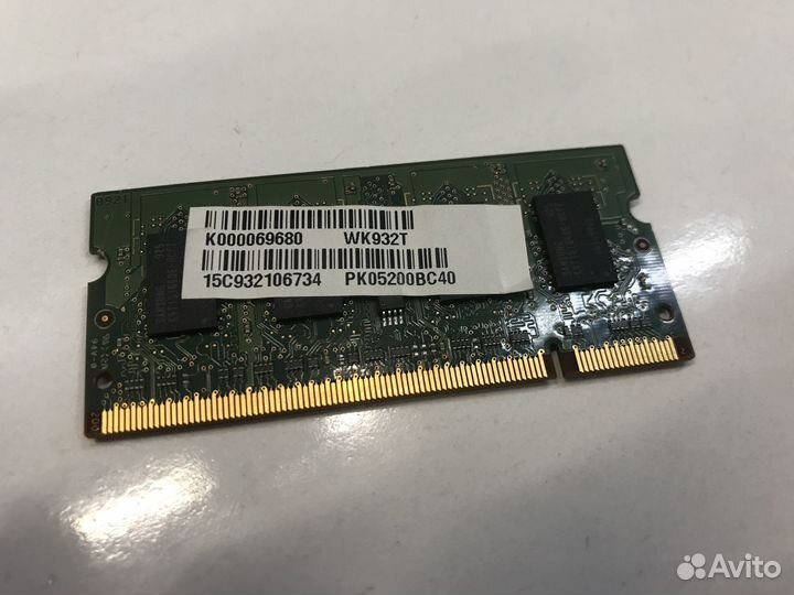 Оперативная память для ноутбука DDR2