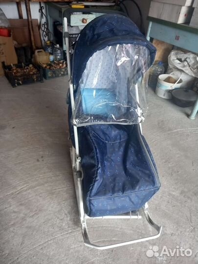 Коляска санки