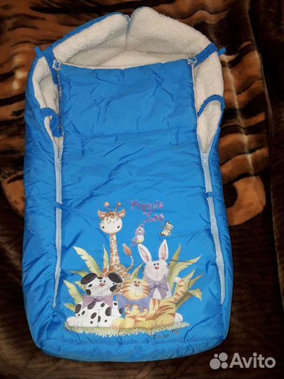 Конверт из овчины зимний комбинезон