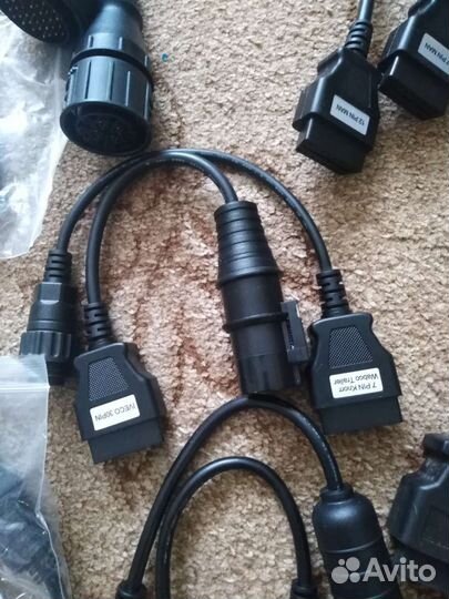 Набор переходником OBD2 для грузовых авто
