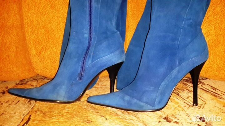 Сапоги, ботфорты Calipso из натур замши