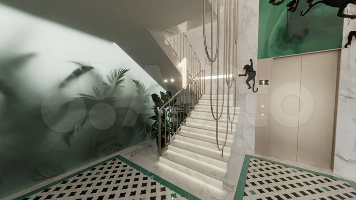 3-к. квартира, 102 м², 3/8 эт.