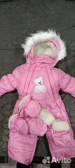 Комбинезон для девочки осень-зима 74