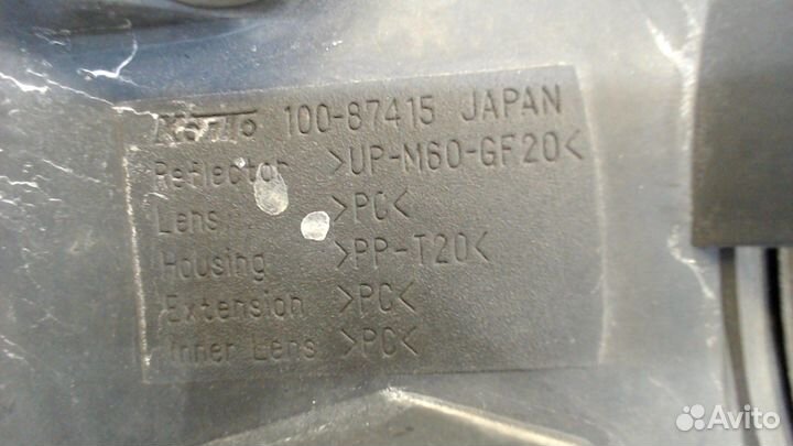 Фара (передняя) Mitsubishi Montero Sport / Pajero