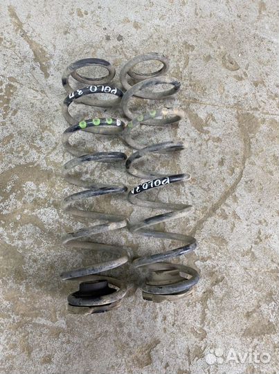 Задние пружины Volkswagen Polo 5 sedan