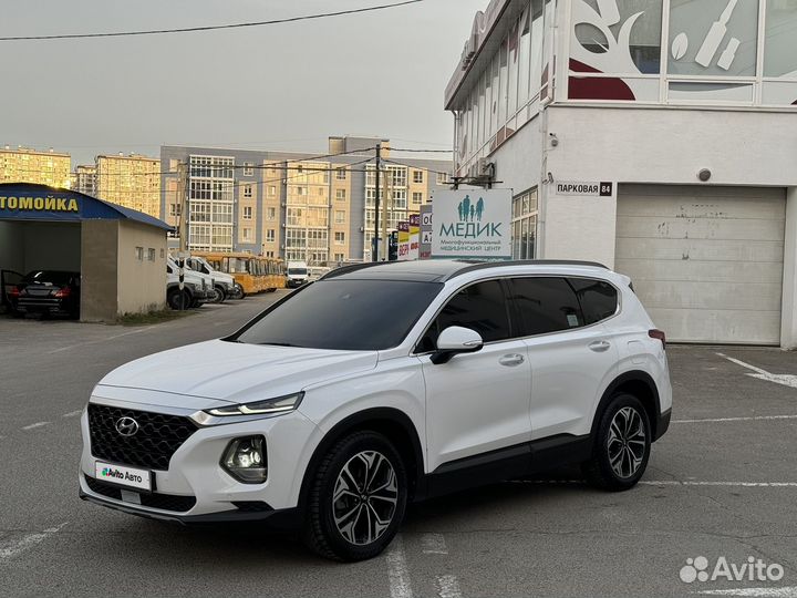 Hyundai Santa Fe 2.0 AT, 2018, 76 280 км