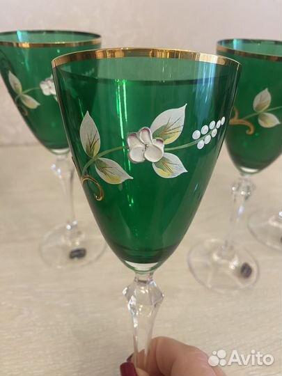 Фужеры богемия и рюмки