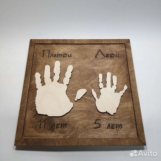 Картина с ладошками. Оригинальные подарки