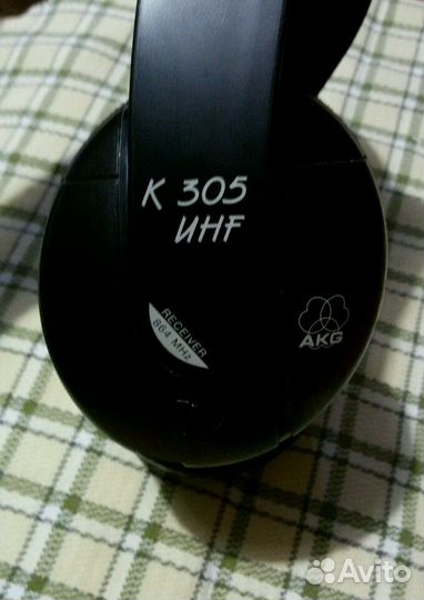 Наушники AKG K305UHF 100 Ом беспроводные