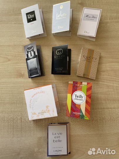 Пробники Dior, Gucci, Hermes, Lancôme оригинал