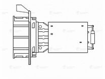 Luzar LFR1509 Резистор эвент. отоп. для ам Mercede