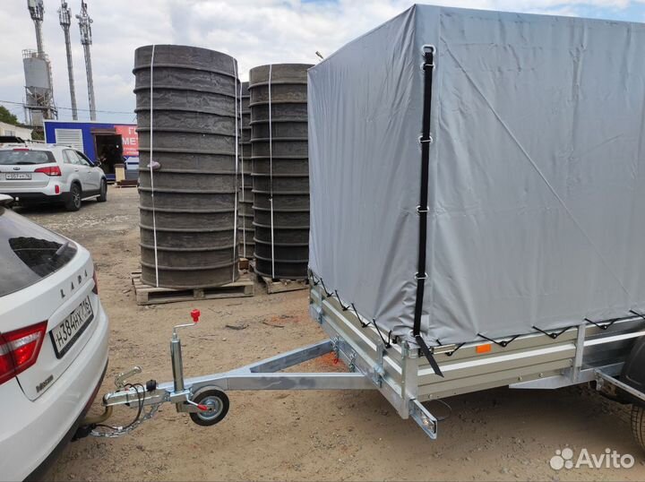 Прицеп мзса 817711.022 для снегохода с тентом 150