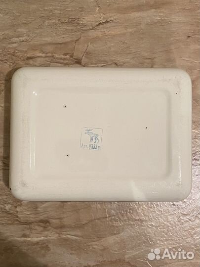 Контейнер эмалированный, лоток для холодца