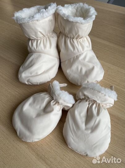 Пинетки и рукавички