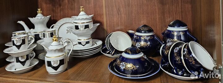 Сервизы кофейные, для вина, чашки