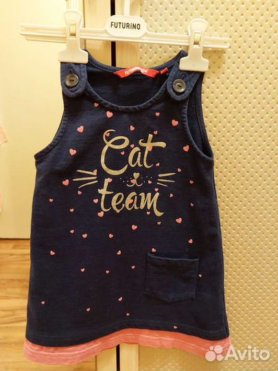 Джинсовые сарафаны для девочки 86 р и 104 р