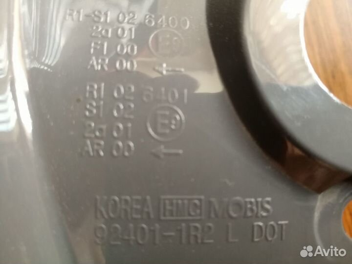 Продам заднюю левую фару Hyundai Solaris hatchback