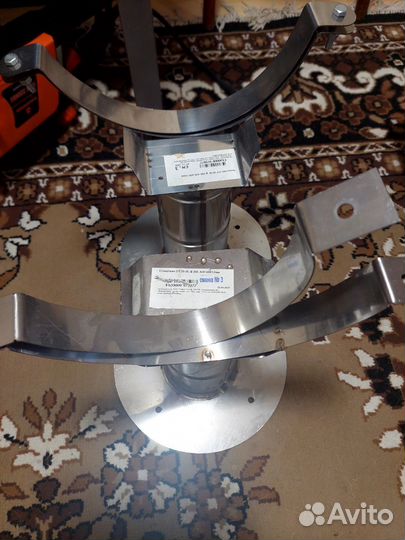 Труба,тройник, держатели, монтажная площадка