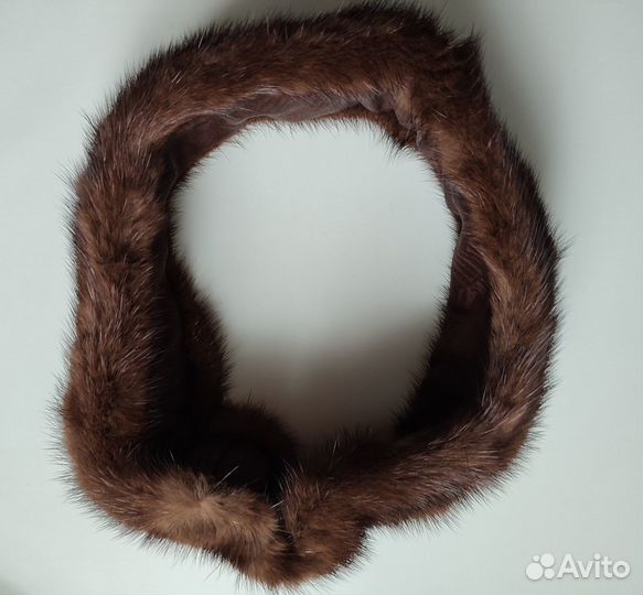 Повязка на голову из норки (56 см)