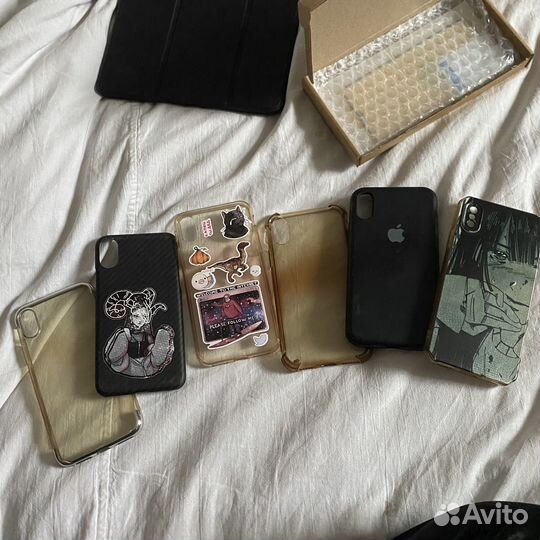 Чехлы и стекло на iPhone x/xs