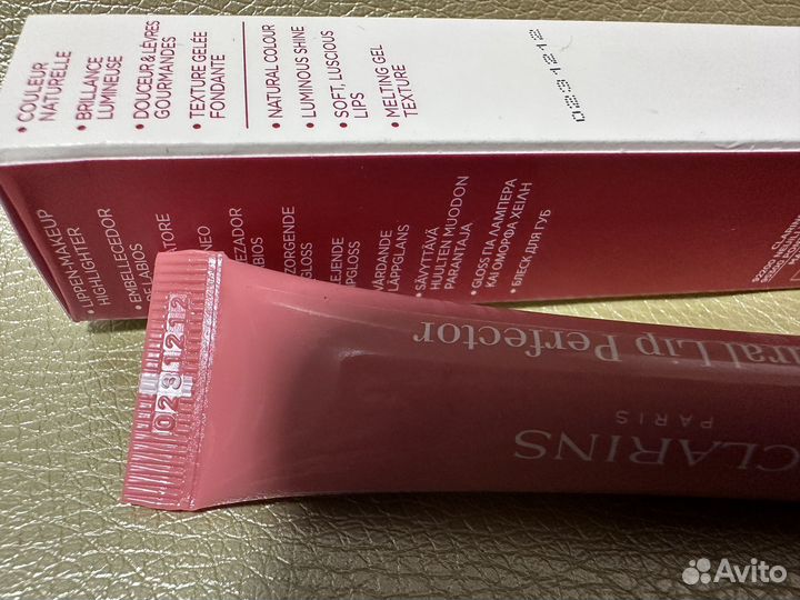 Clarins natural LIP perfector блеск для губ