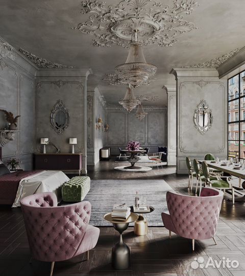 3D визуализация, интерьер, экстерьер