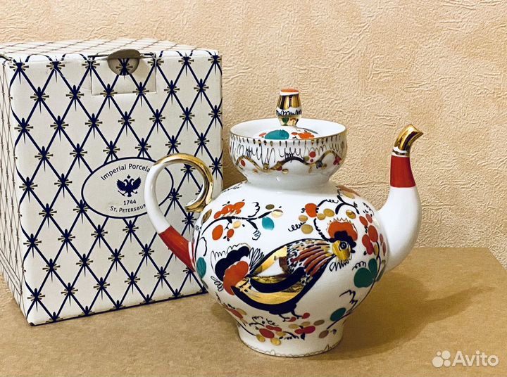 Редкий заварочный чайник «Петушки» Лфз 1990-1991