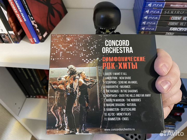 CD диск Concord orchestra симфонические рок-хиты