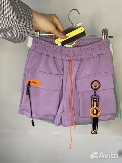 Новые шорты на девочку в ассортименте