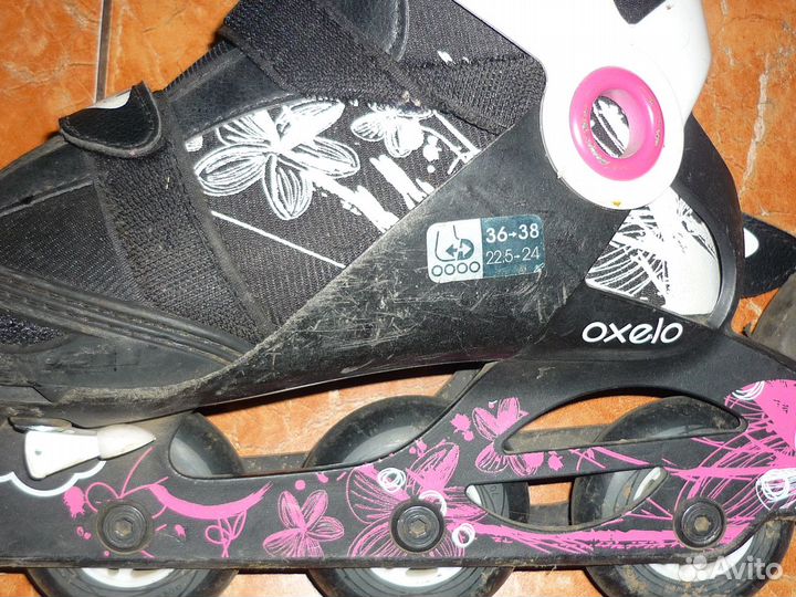 Роликовые коньки Oxelo, размер 36-38