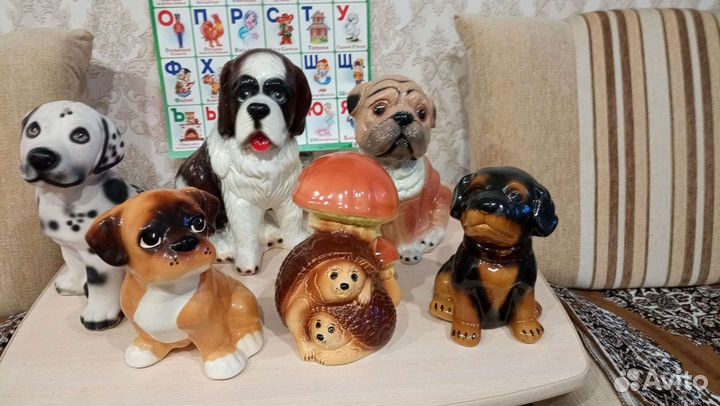 Собака керамика