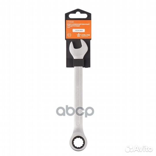 Ключ комбинированный трещоточный 15мм пласт. по